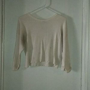 Womens white sweater